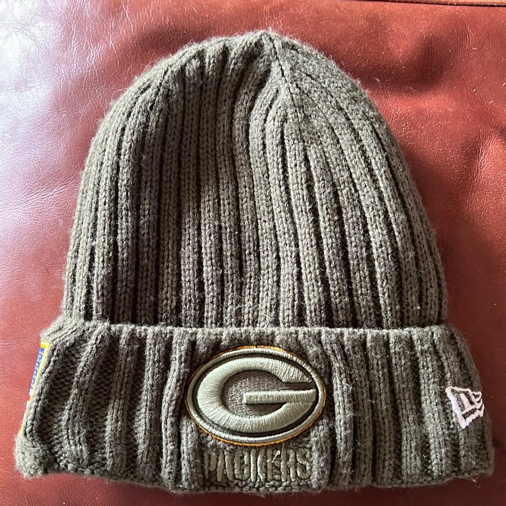 Green Bay Packers military beanie hat